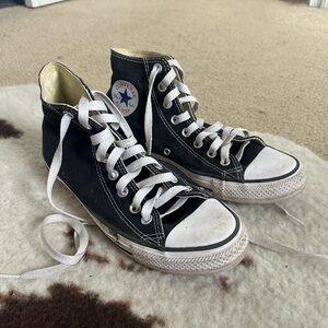 Converse Black and White High-Tops